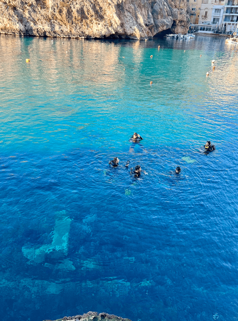 plongée à Xlendi Beach